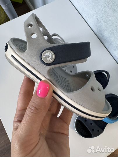 Crocs сабо детские c7 и c6