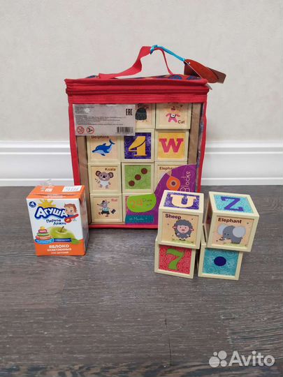 Развивающие кубики valori новые