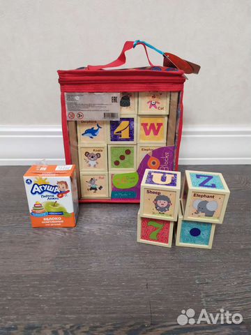 Развивающие кубики valori новые