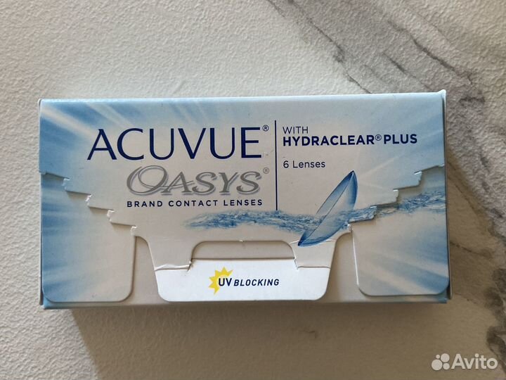 Линзы мягкие контактные acuvue oasys 2 недели