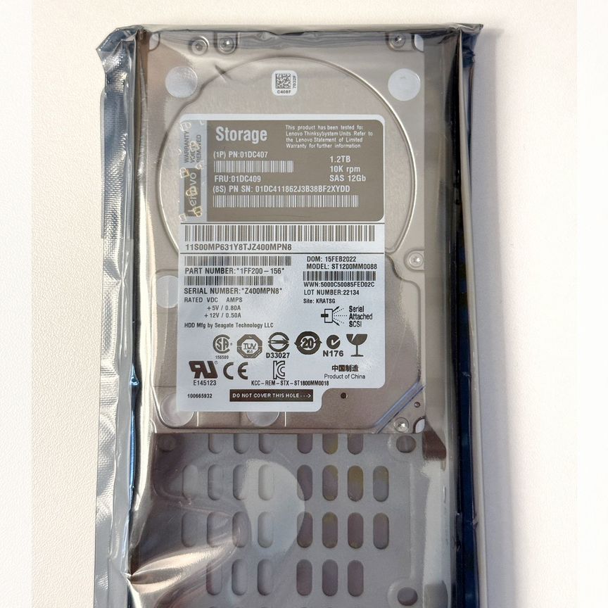 [ST1200MM0088] Lenovo Hdd 1.2 Тb 10к 12gb/S Sas 2.5 St1200mm0088