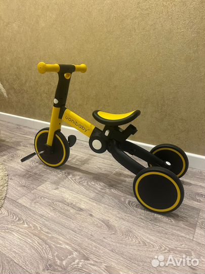 Велосипед беговел 3 в 1 с ручкой