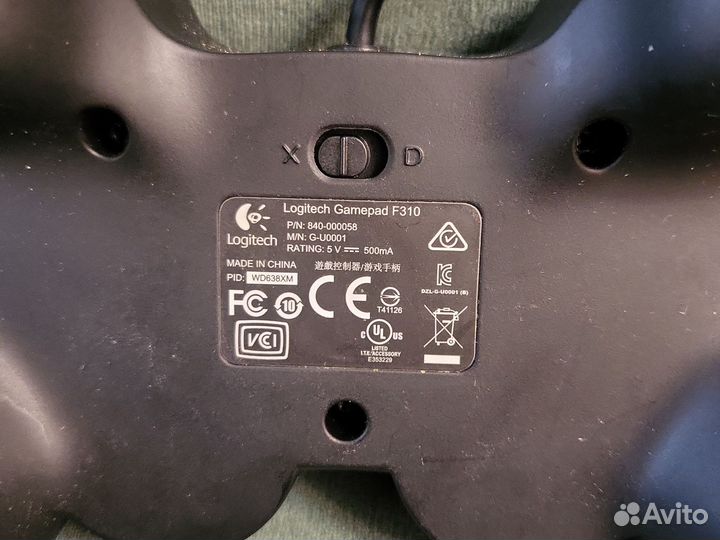 Геймпад джойстик контроллер Logitech