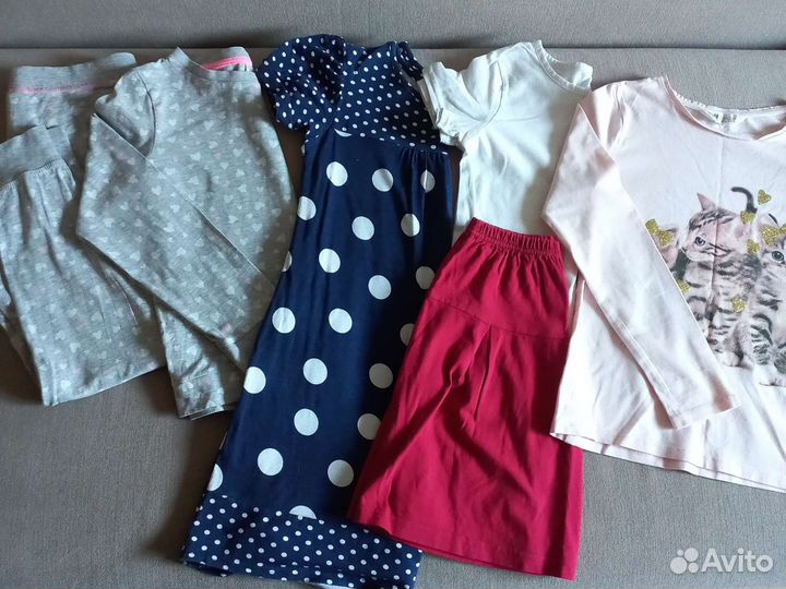 Одежда на девочку пакетом 134 140