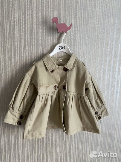 Тренч для девочки детский