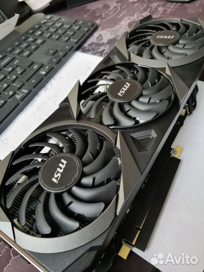 Видеокарта RTX 3070 msi ventus 3x
