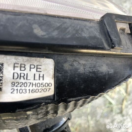 Фара противотуманная левая Киа Рио 4 2020- рест