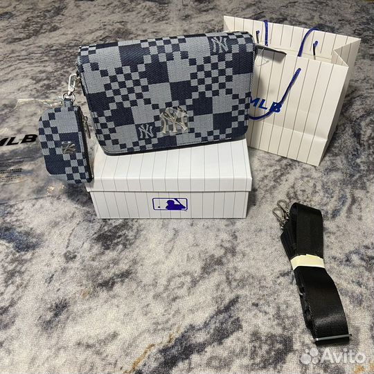 Сумка MLB Checkerboard Crossbody Bags Оригинал
