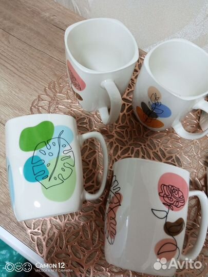 Набор кружек новый