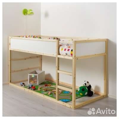 Кровать чердак IKEA кюра Kura с матрасом