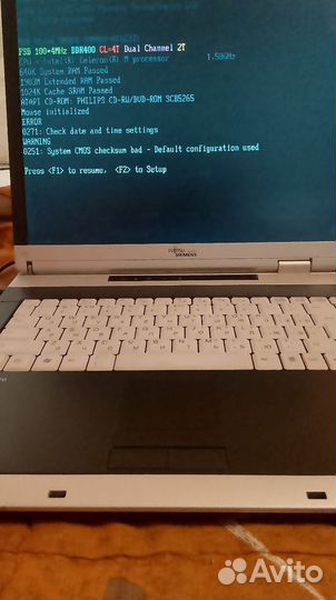 Fujitsu siemens amilo pro