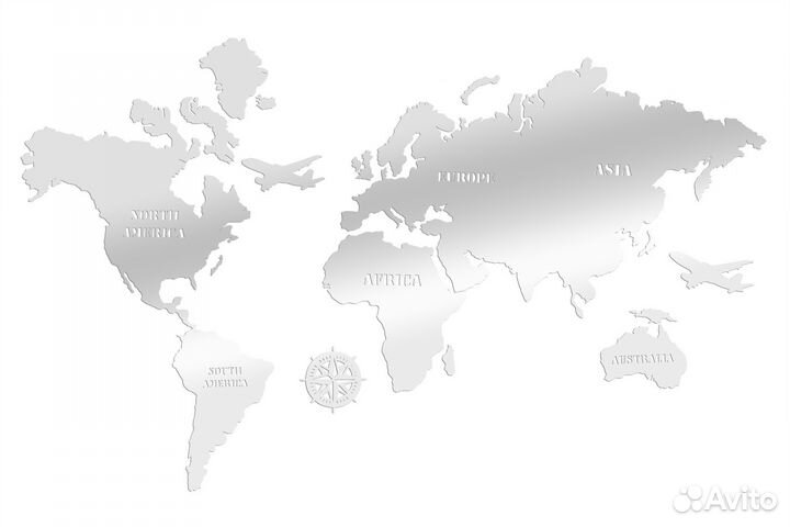 Зеркальная карта мира
