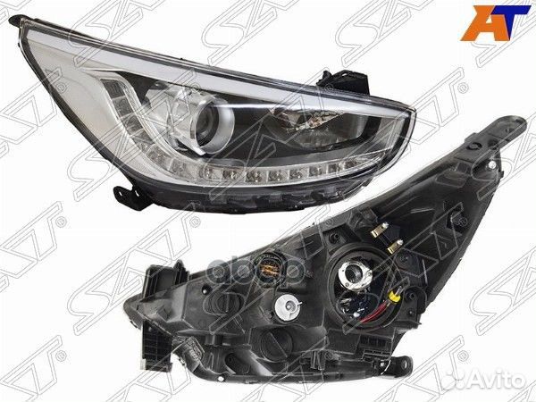 Фара Hyundai Solaris 10-14 (Справа/ Галоген/ дхо