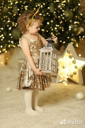 Нарядное платье для девочки 98 104