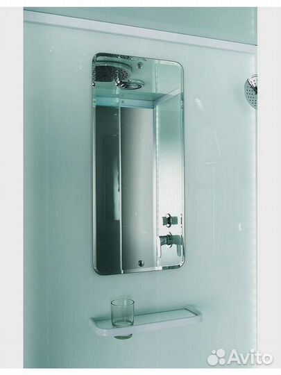 Кабина квадратная с крышей и LED освещением esbano-ES-L90CKR. размер: 90 х 90 х 210