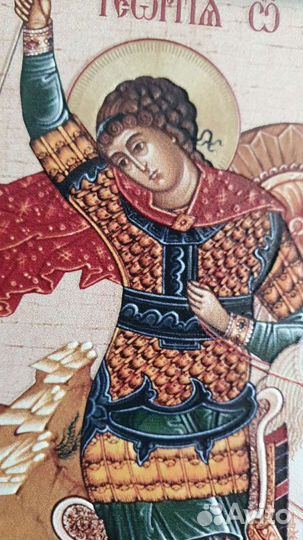 Икона на дереве Святой Георгий Победоносец