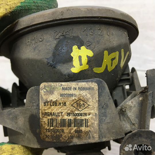 Фара противотуманная птф Туманка Renault logan 2