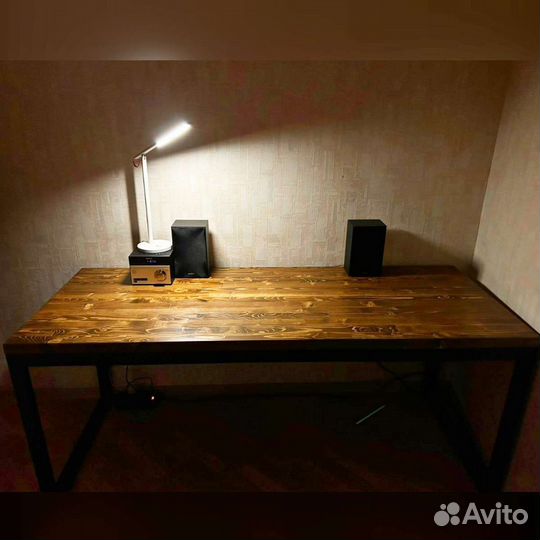 Компьютерный стол в стиле лофт, 2 метра