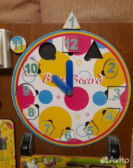 Бизиборд, качель