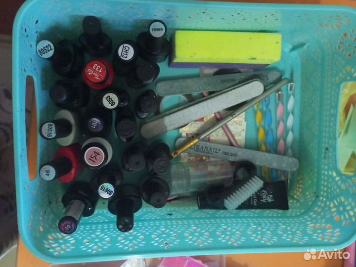 Набор для маникюра с лампой