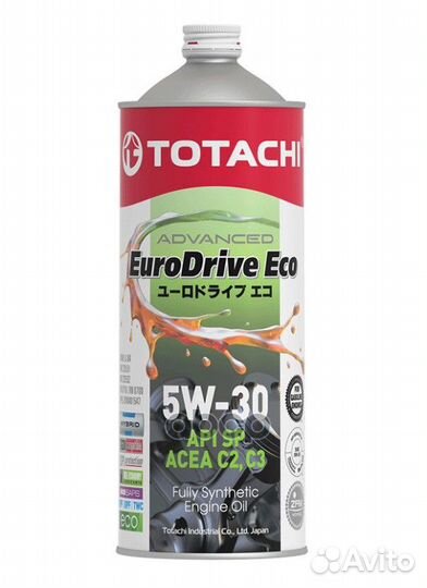 Масло моторное totachi eurodrive ECO Fully Synt