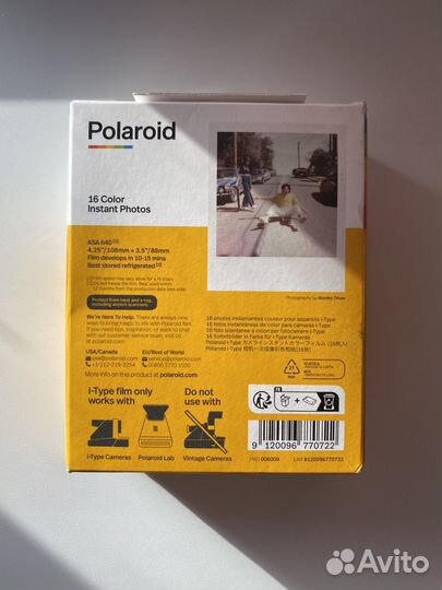 Polaroid 16 шт Картридж Color i-Type Film Полароид