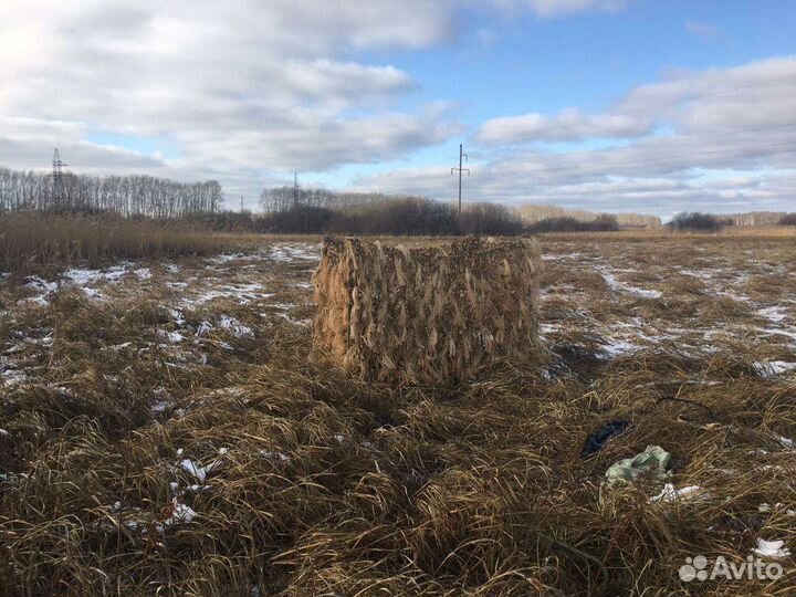 Маскировочная сеть с лыком для охоты