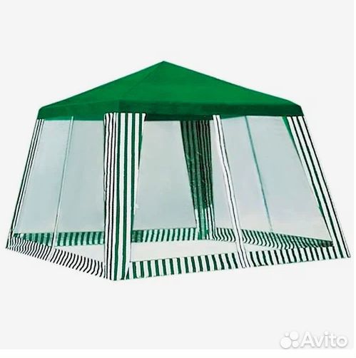 Павильон садовый с антимоскитной сеткой