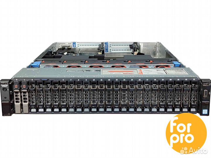 Сервер dell R730xd 24SFF 2xE5-2667v4 64GB, H730