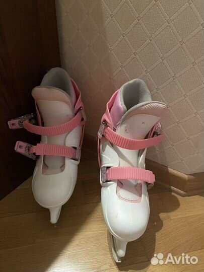 Коньки детские раздвижные 30-33