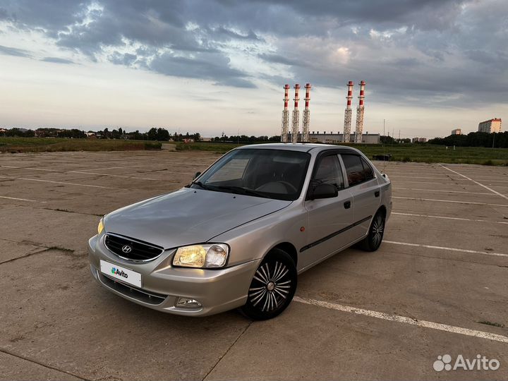 Hyundai Accent 1.5 AT, 2005, 261 000 км