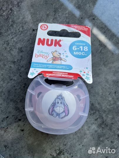 Пустышка nuk 6 18
