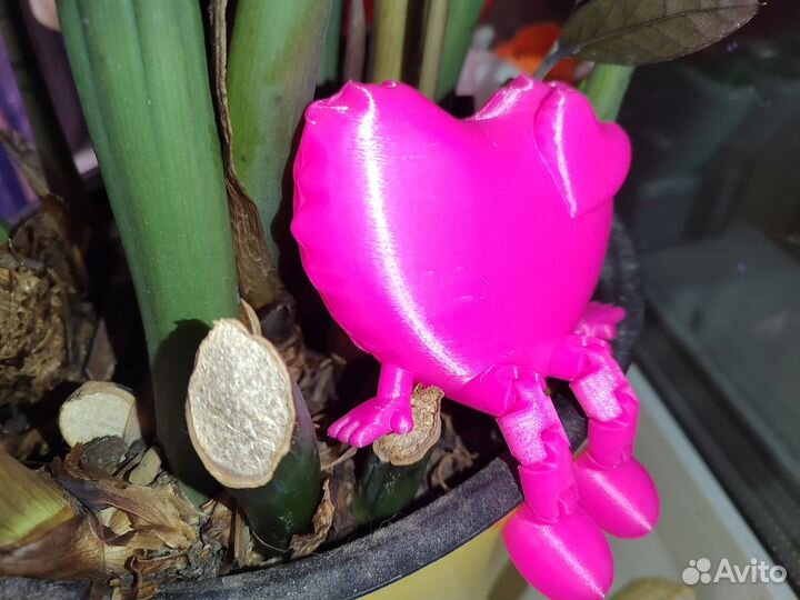 Подарочное сердце - 10 см - признание в любви