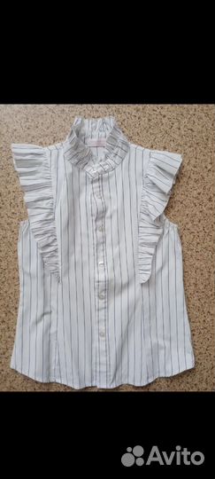 Блузка белая