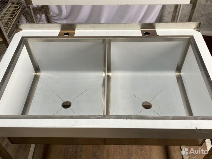Двойная моечная ванна