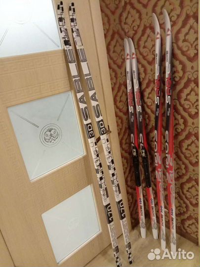 Лыжный комплект, лыжи беговые, ботинки, палки