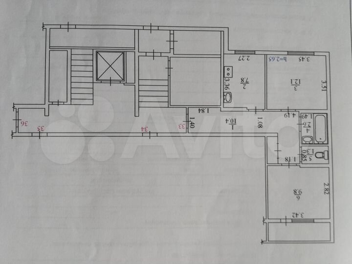 2-к. квартира, 44 м², 1/9 эт.