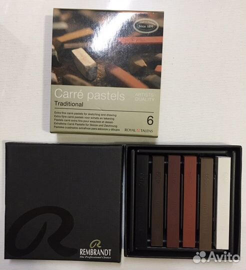 Набор сухой твёрдой пастели Rembrandt 6
