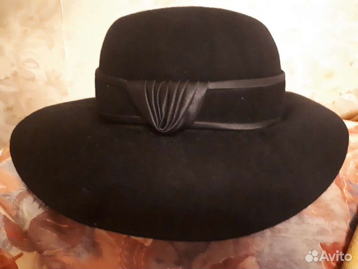 Шляпа фетровая женская