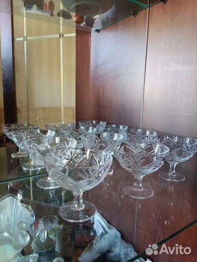 Креманки хрусталь