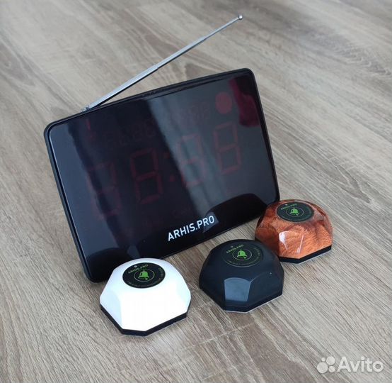 Кнопки вызова официанта модель Бургер и табло