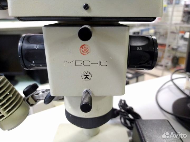 Микроскоп мбс-10 СССР