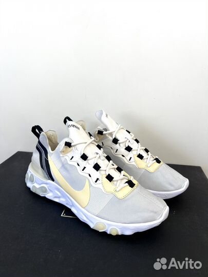 Кроссовки Nike React Element 55 White Pale Vanilla