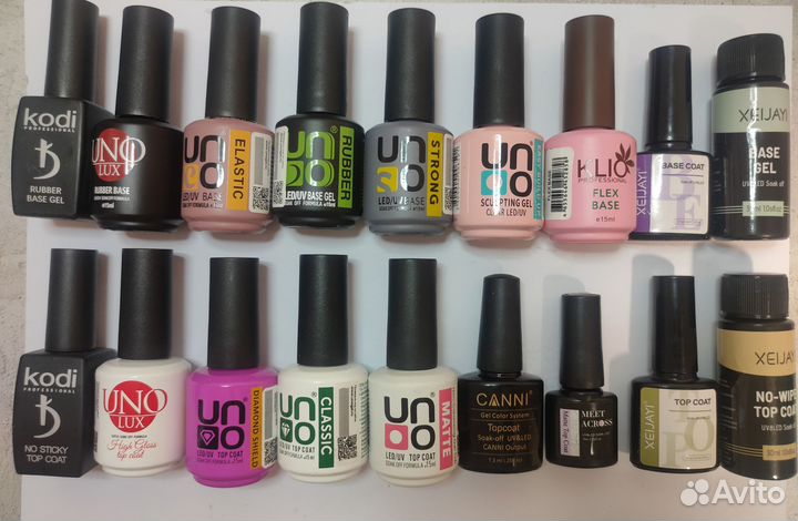 Новые цветные база для ногтей