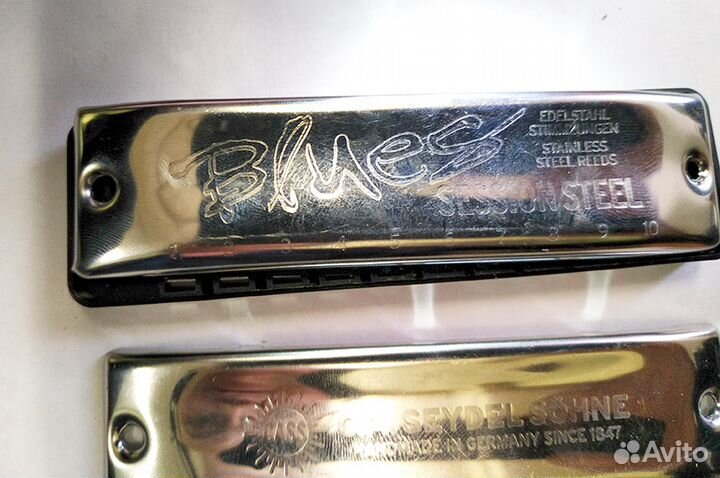 Гармошка Seydel blues session steel key of C PB