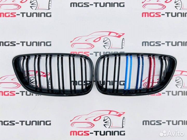Решетка BMW 2 Series f22 13+ С триколором