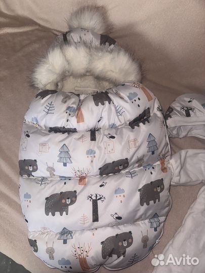 Конверт на выписку зимний