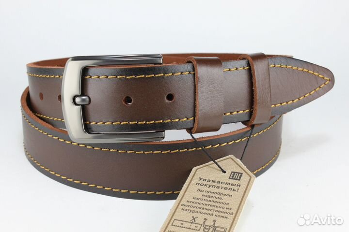 Мужской кожаный ремень dnka, 40 мм