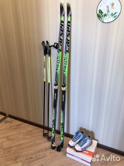 Лыжи беговые с ботинками