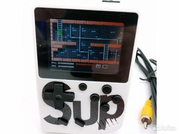 Портативная Денди SUP Game Box 400 в 1 (белая)